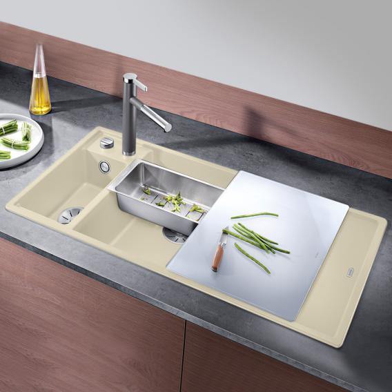 Blanco Axia Iii 6 S Sink Rock Grey, Basin Right - Ideali