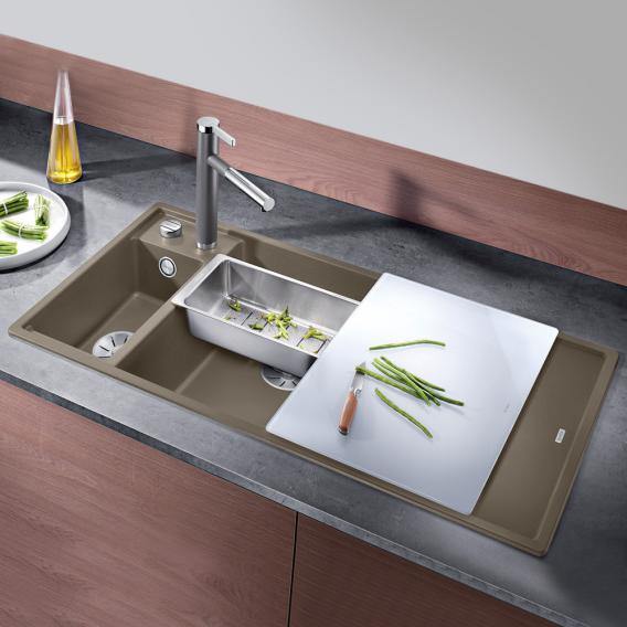 Blanco Axia Iii 6 S Sink Rock Grey, Basin Right - Ideali