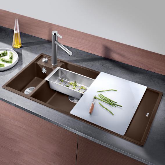 Blanco Axia Iii 6 S Sink Rock Grey, Basin Right - Ideali