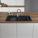 Blanco Sity Xl 6 S Sink Metallic Aluminium, Lava Grey Accessory Set - Ideali