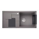 Blanco Sity Xl 6 S Sink Metallic Aluminium, Lava Grey Accessory Set - Ideali