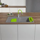 Blanco Sity Xl 6 S Sink Metallic Aluminium, Lava Grey Accessory Set - Ideali