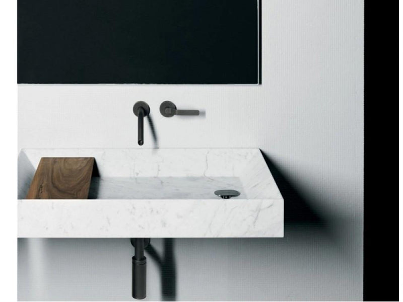 Boffi A45 wall mounted washbasin in Cristalplant - Ideali