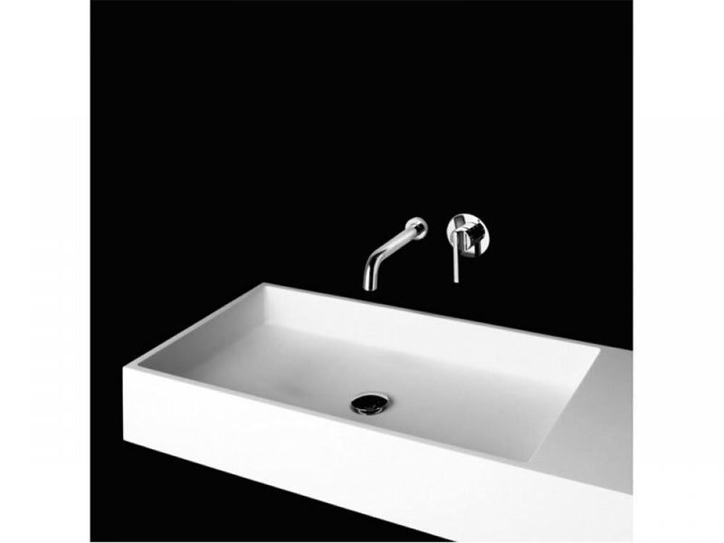 Boffi Canale top integrated washbasin in Cristalplant WRCNAD01 - Ideali