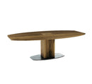 Riva 1920 Boss Executive Ovale Oak Table