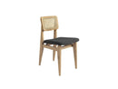 Gubi C-Chair Dining Chair, Upholstered Seat - Ideali