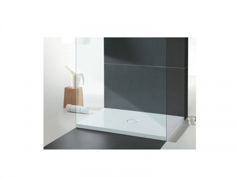 Cielo Venticinque reversible rectangular shower tray PDR180100