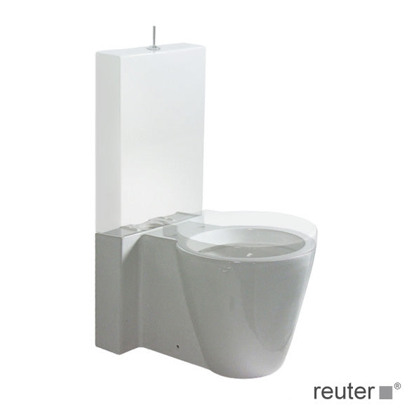 Duravit Starck 1 Floorstanding Close-Coupled Washdown Toilet