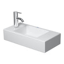 Duravit Vero Air hand washbasin weiß, mit WonderGliss, with tap hole left