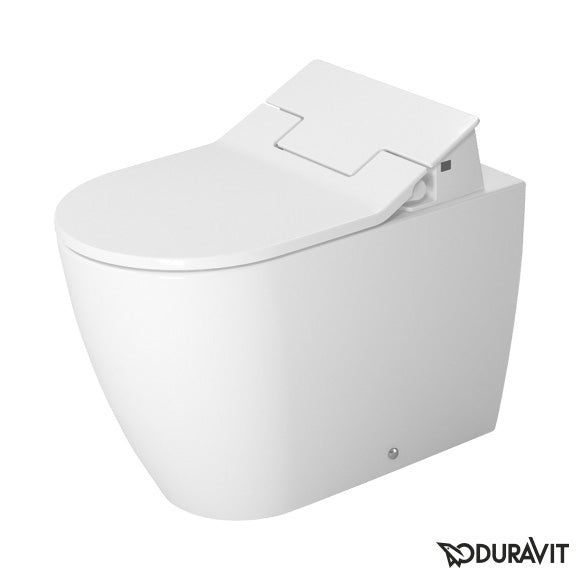 Duravit ME by Starck Floorstanding Washdown Toilet with NEW SensoWash® Slim Toilet Seat, Set