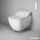 Duravit Happy D.2 Wall-Mounted Washdown Toilet Rimless with NEW SensoWash® Slim Toilet Seat, Set