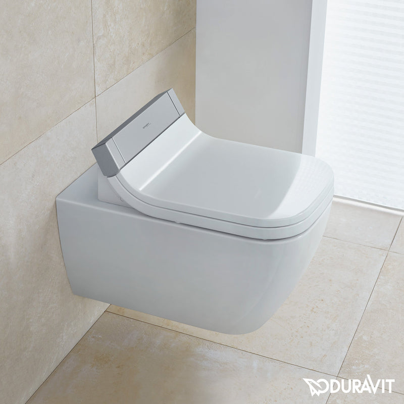 Duravit Happy D.2 Wall-Mounted Washdown Toilet for SensoWash® Rimless, Extended Version