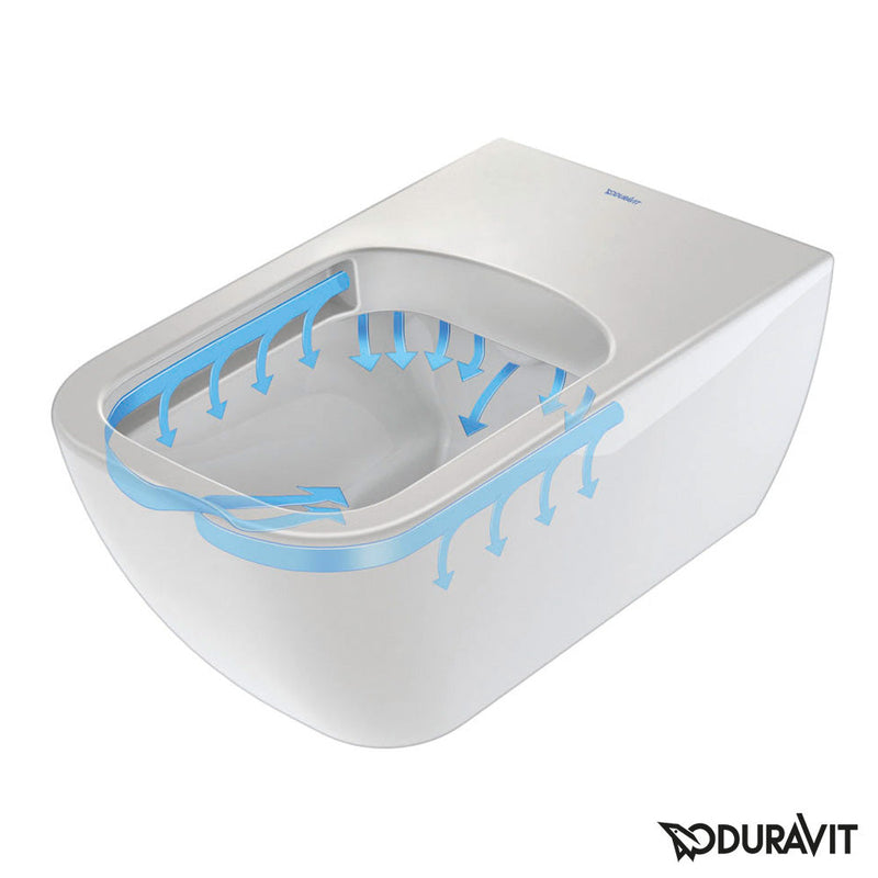 Duravit Viu Floorstanding Close-Coupled Washdown Toilet