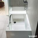 Duravit Shower + Bath Rectangular Bath with Shower Zone