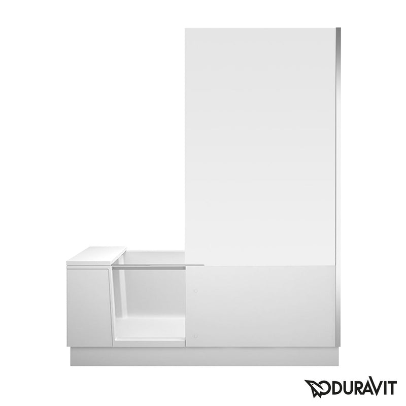 Duravit Shower + Bath Rectangular Bath with Shower Zone