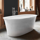Duravit White Tulip Freestanding Oval Bath