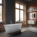 Duravit White Tulip Freestanding Oval Bath