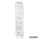 Duravit Happy D.2 Wall-Mounted Washdown Toilet Rimless with NEW SensoWash® Slim Toilet Seat, Set