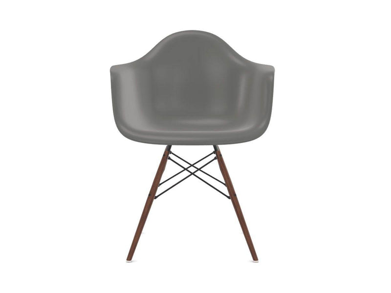 Vitra Eames Plastic Armchair DAW Dark Maple Legs - Ideali