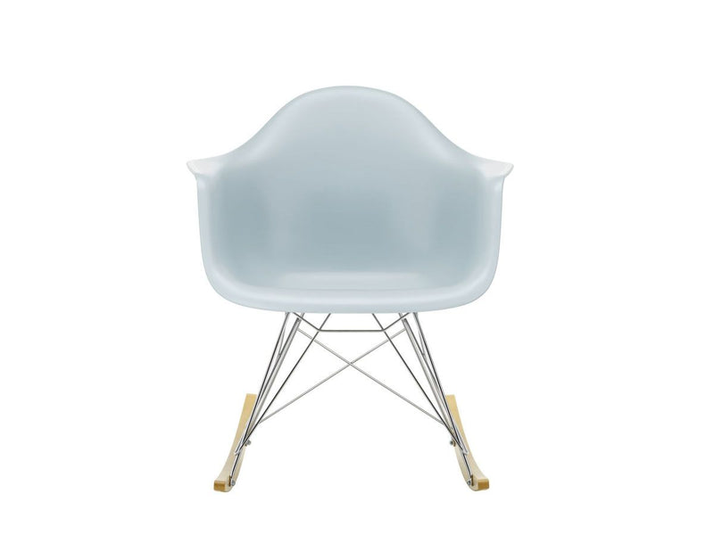Vitra Eames Plastic RAR Rocking Chair Golden Maple/Chrome