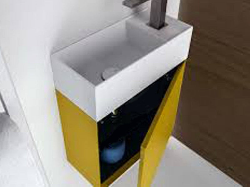 Falper D5K wall sink unit with door