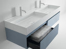 Falper Quattro.Zero double countertop or wall sink D7I