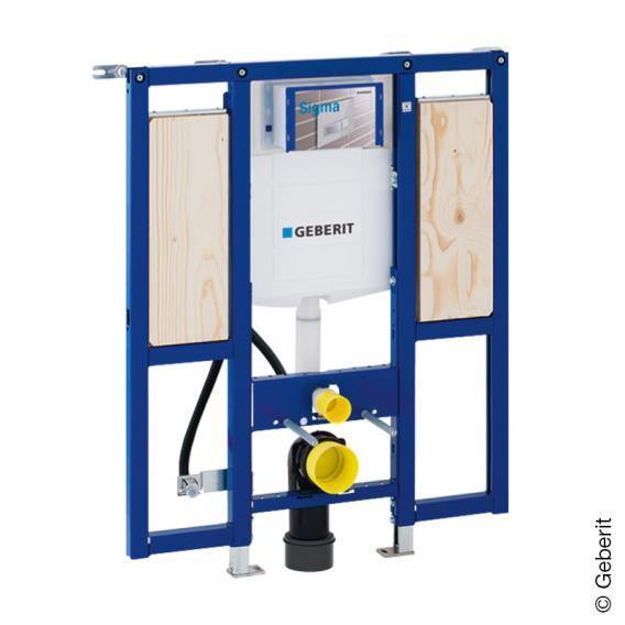 Geberit Duofix Frame For Wall-Mounted Toilet, H: 112 Cm, For Grab Rail, W. Concealed Cistern Up320, Barrier-Ree 111375005 - Ideali
