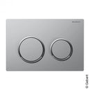 Geberit Kappa21 Flush Plate For Dual Flush System White/Chrome/White - Ideali