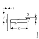 Geberit Trim Set For Basin Element With Concealed Trap - Ideali
