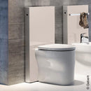 Geberit Monolith Sanitary Module For Floor-Standing Toilet H: 101 Cm, Glass White - Ideali
