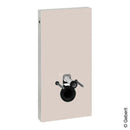 Geberit Monolith Sanitary Module For Wall-Mounted Toilet H: 101 Cm, Glass White - Ideali