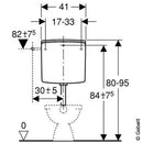 Geberit Wall-Mounted Cistern Ap140 With Start/Stop Flush - Ideali