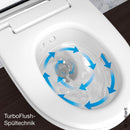 Geberit Aquaclean Mera Comfort Shower Toilet Complete Set, With Toilet Seat White - Ideali