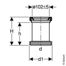 Geberit Pe Collar Ø 11 H: 18 Cm - Ideali