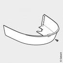 Geberit Design Cover, Bottom For Aquaclean Mera White 243201111 - Ideali