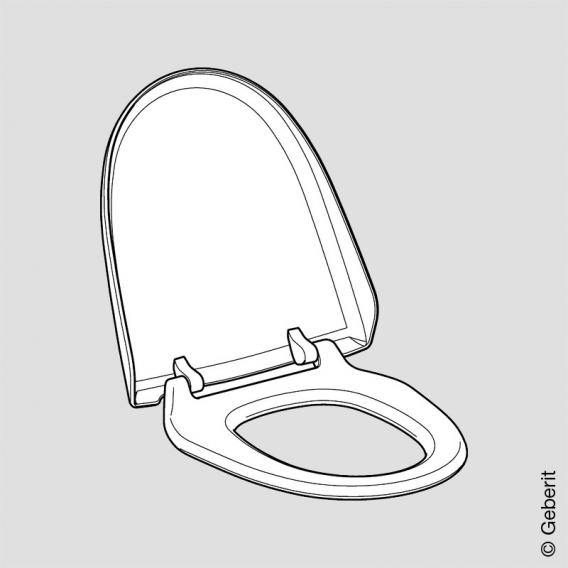 Geberit Aquaclean Toilet Seat And Lid 250034111 - Ideali