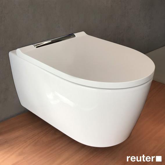 Geberit One Wall-Mounted Washdown Toilet With Toilet Seat - Ideali