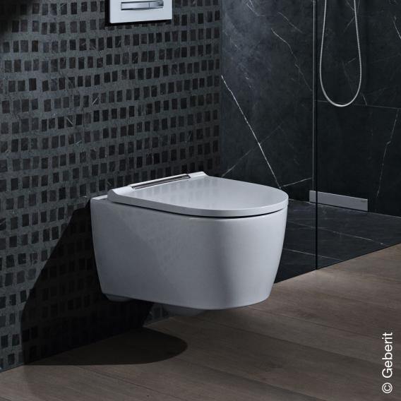 Geberit One Wall-Mounted Washdown Toilet With Toilet Seat - Ideali