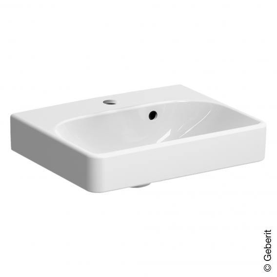 Geberit Smyle Square Hand Washbasin With Asymmetrical Overflow - Ideali
