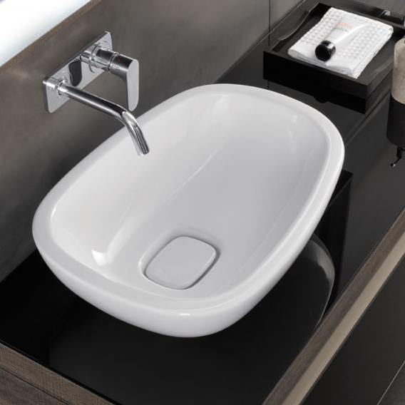 Geberit Citterio Countertop Washbasin White, With Keratect, With Overflow - Ideali