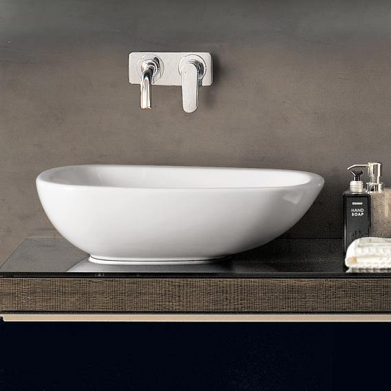 Geberit Citterio Countertop Washbasin White, With Keratect, With Overflow - Ideali