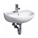 Geberit Renova Washbasin White, With Keratect, With 1 Tap Hole, With Overflow - Ideali