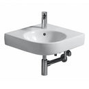 Geberit Renova Compact Corner Hand Washbasin White, With Keratect - Ideali