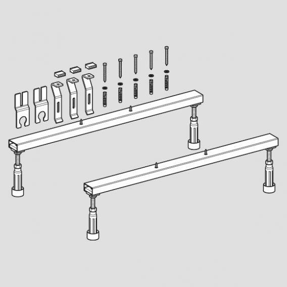 Geberit Soana Base Set To Fix And Support Baths And Shower Trays 554900001 - Ideali