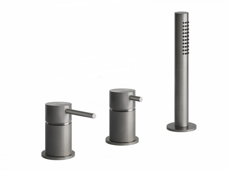 Gessi 316 3 holes hot tub tap with pull out handshower 54043