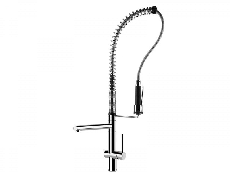 Gessi Oxygene HT kitchen tap with handshower 00941