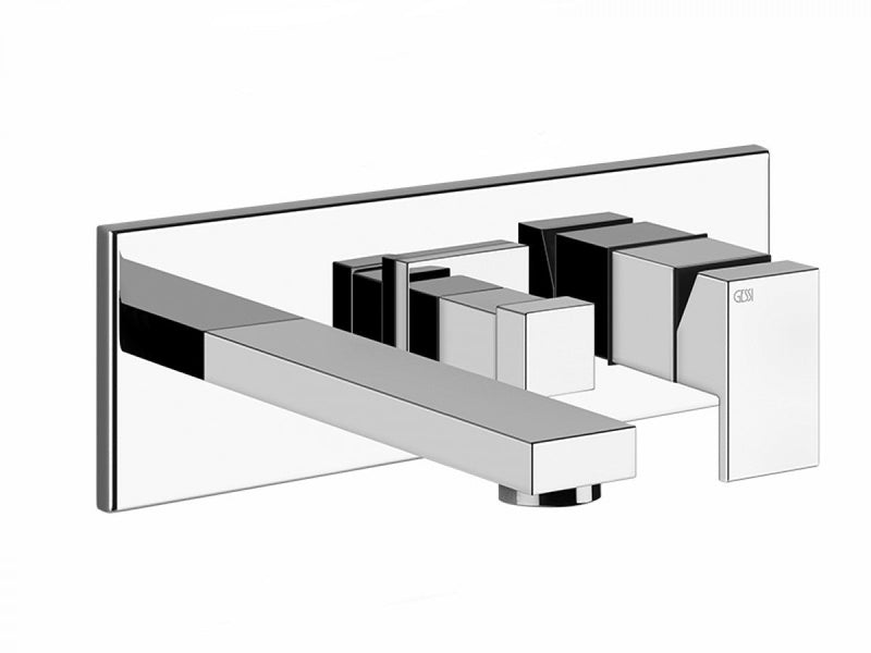 Gessi Rettangolo Shower hot tub tap with 2 ways diverter 44907