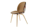 Gubi Beetle Dining Chair with Oak Legs - Silkbird 01/ Bouratino 09