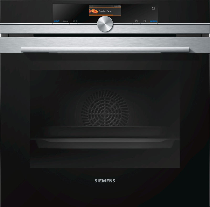 Siemens iQ700 Built-In Oven added Steam 60x60cm HR676GBS6B - Ideali