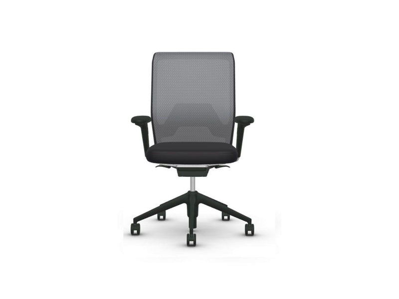 Vitra ID Mesh Office Chair - Plano 73 Nero/Coconut / Diamond Mesh 66 Nero
